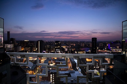 The Cube by Night